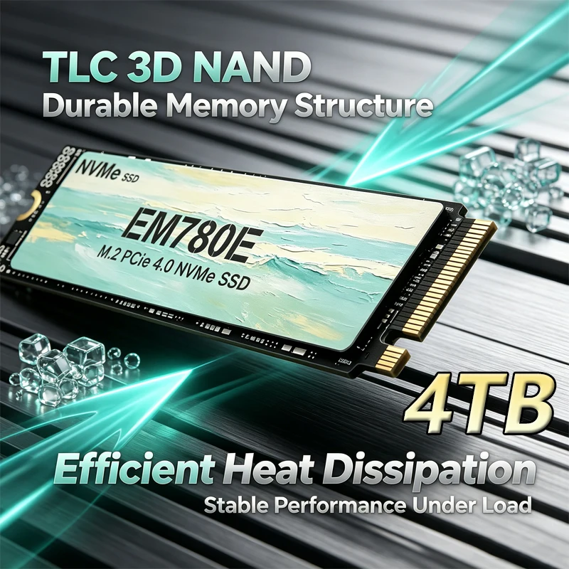 Pc Gaming Ps5 - 7300MB/s 内蔵M.2 NVMe SSD EM780E PCIe