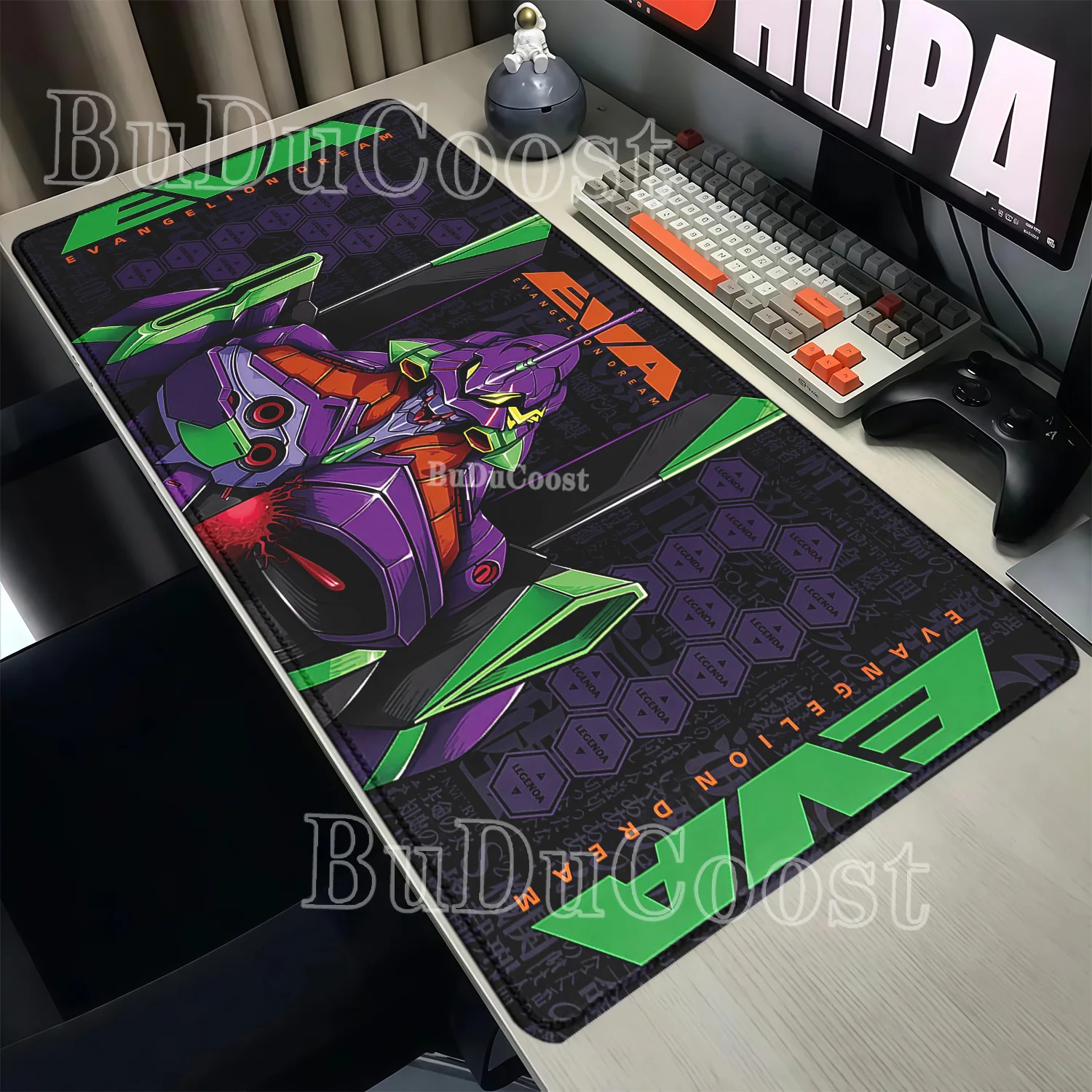 Pc Gaming Evangelion - マウスパッド エヴァンゲリオン EVA 01 大型 XXL