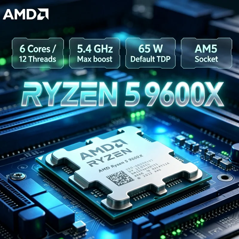 Pc Gaming Ryzen 5 - 高性能ゲーミングプロセッサー AMD Ryzen 5 9600X 6コア12スレッド