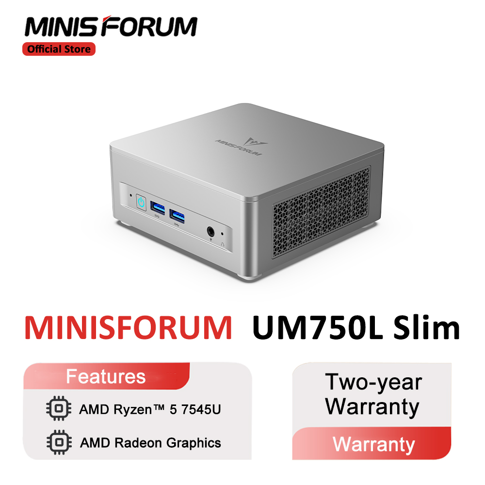 Pc Gaming Ryzen 5 - MINISFORUM ミニPC UM750L スリム AMD Ryzen
