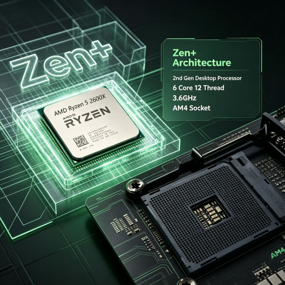 Pc Gaming Ryzen 5 - AM4プラットフォームアップグレードCPU AMD Ryzen 5 2600X 6コア