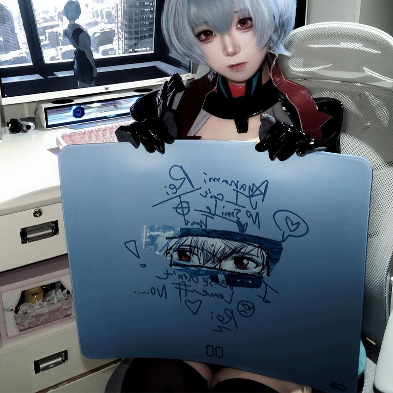 エヴァンゲリオン綾波レイマウスパッドアニメ印刷アンチスリップ - Pc Gaming Evangelion のレビューと価格