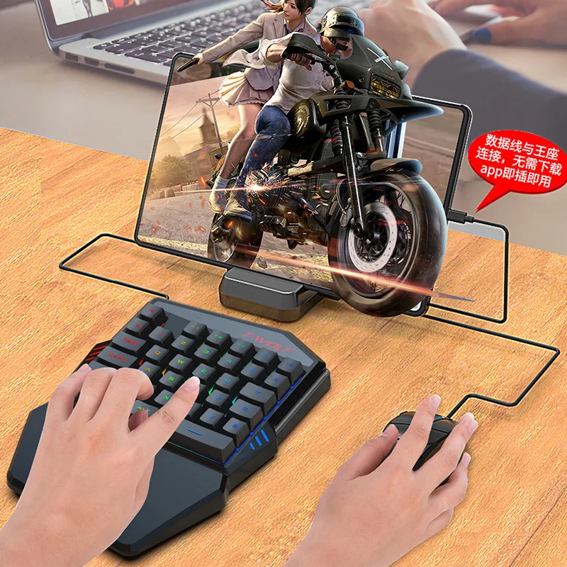 T-wolf-tf900片手キーボードセット、鶏と食事のため - Pc Gaming Set のレビューと価格