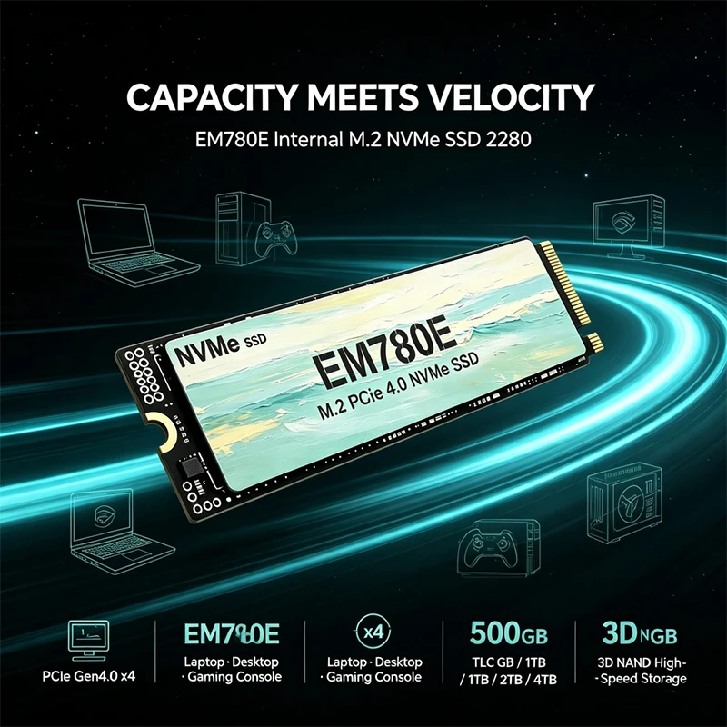 7300MB/s 内蔵M.2 NVMe SSD EM780E - Pc Gaming Ps5 のレビューと価格