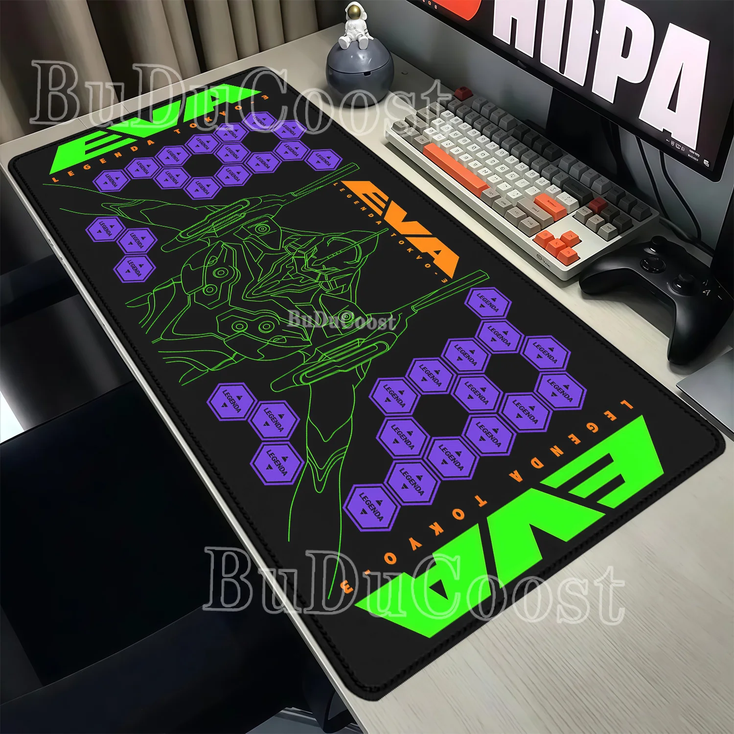 マウスパッド エヴァンゲリオン EVA 01 大型 XXL  - Pc Gaming Evangelion のレビューと価格