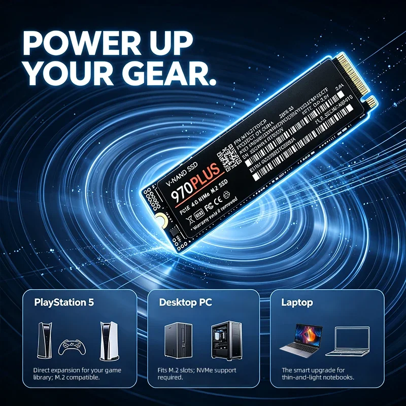 970 PLUS M.2 NVMe SSD 500GB、1T - Pc Gaming Ps5 のレビューと価格