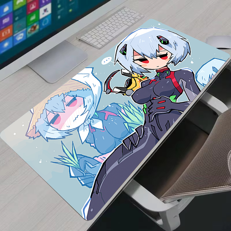 大型XXLマウスパッド オフィス用マウスパッド PCアクセサ - Pc Gaming Evangelion のレビューと価格