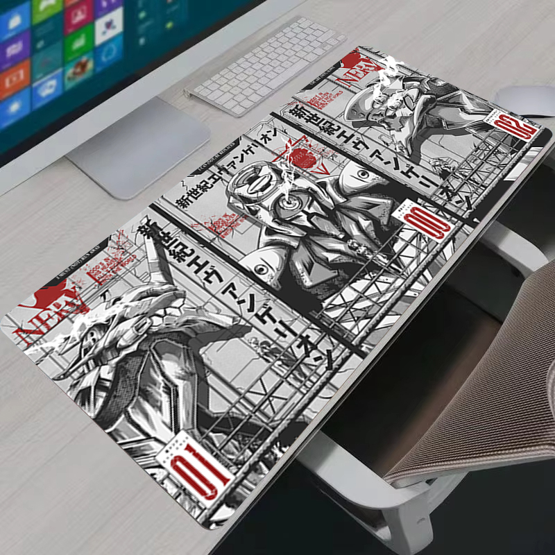 大型XXLマウスパッド オフィス用マウスパッド PCアクセサ - Pc Gaming Evangelion のレビューと価格