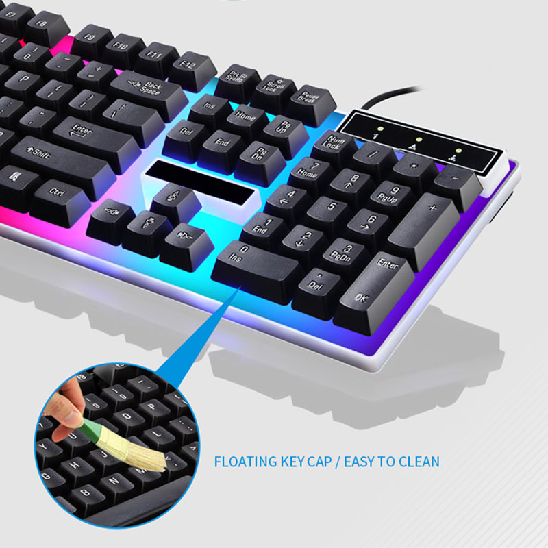 RGBゲーミングキーボードとマウスキット,ゲーマーキーボード - Pc Gaming Kit のレビューと価格