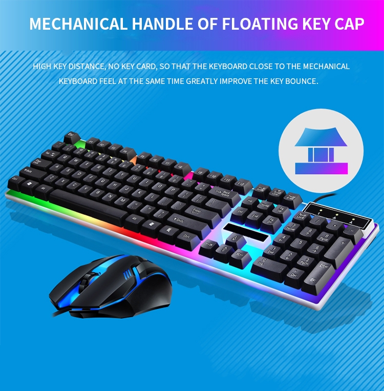 RGBゲーミングキーボードとマウスキット,ゲーマーキーボード - Pc Gaming Kit のレビューと価格