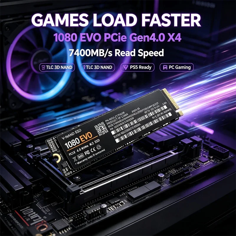 1080 EVO M.2 2280 NVMe PCIe 4. - Pc Gaming Ps5 のレビューと価格