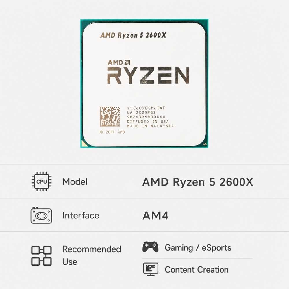AM4プラットフォームアップグレードCPU AMD Ryze - Pc Gaming Ryzen 5 のレビューと価格