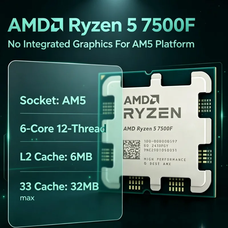 AMD Ryzen 5 7500F、6コア12スレッド、デス - Pc Gaming Ryzen 5 のレビューと価格
